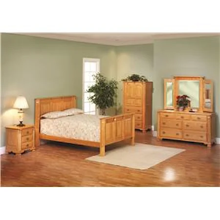 King Panel Bedroom Group